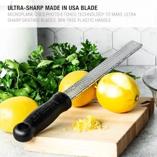Microplane Classic Twin Pack Zester Grater 25.4 cm (10") | Surgical-Grade Stainless Steel Blade thumbnail 2