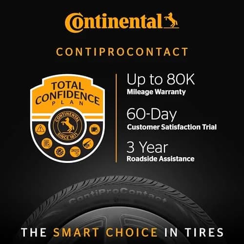 Continental ContiProContact All-Season Radial Tire 225/45R17 91H | Balanced Year-Round Comfort & Quiet Ride thumbnail 2