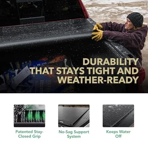 Gator ETX Soft Roll Up Truck Bed Tonneau Cover | Fits 2015-2020 Ford F-150 8' 2" Bed (97.6") | Weather-Resistant Vinyl thumbnail 3