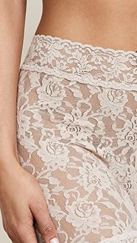 hanky panky Women's Signature Lace Bike Shorts, Chai, M | Fitted, Low Rise, 100% Cotton Lining thumbnail 5