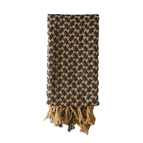 Explore Land Cotton Shemagh Keffiyeh Tactical Desert Scarf for Men Women | Breathable 100% Cotton, Sun & Dust Protection thumbnail 4