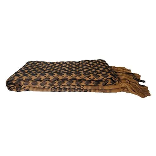 Explore Land Cotton Shemagh Keffiyeh Tactical Desert Scarf for Men Women | Breathable 100% Cotton, Sun & Dust Protection thumbnail 3