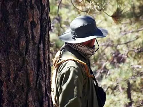 Explore Land Cotton Shemagh Keffiyeh Tactical Desert Scarf for Men Women | Breathable 100% Cotton, Sun & Dust Protection thumbnail 5