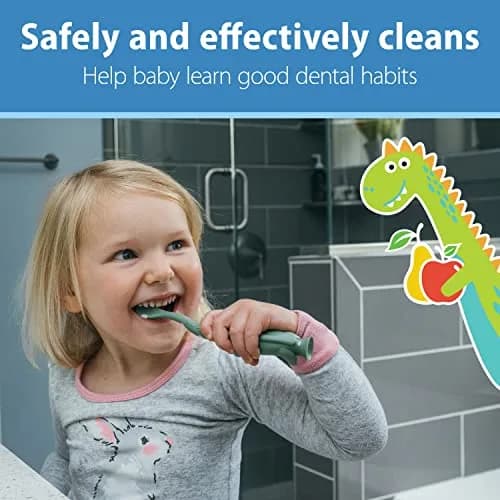 Dr. Brown's Fluoride-Free Baby Toothpaste Apple Pear 40g | Gentle, Safe & Tasty for 0-3Y thumbnail 5