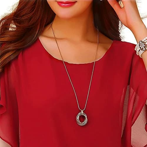 VIISHOW Womens Solid Short Sleeve Boat Neck Dolman Top with Side Shirring Red XL | Breathable, Comfortable, Fashionable thumbnail 3