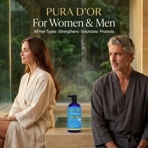 PURA D'OR Hair Thinning Therapy Biotin Shampoo Original Scent 473ml (16 Fl Oz) | Clinically Tested for Thicker Hair thumbnail 7