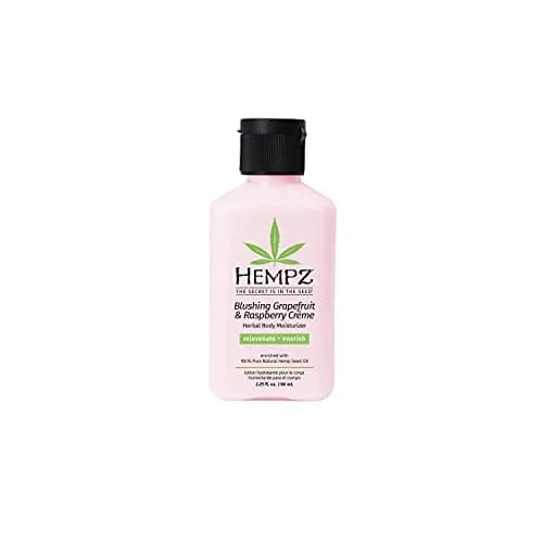 Hempz Creme Herbal Body Moisturizer Lotion, Blushing Grapefruit & Raspberry | Hydrates & Nourishes with Hemp Seed Oil (70-120 chars) thumbnail 1