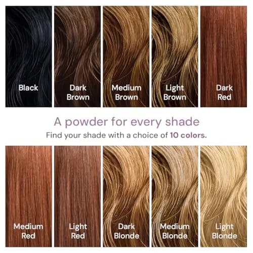 Style Edit Root Touch Up Powder Light Brown | Instant Gray Concealment (70-120 chars) thumbnail 6