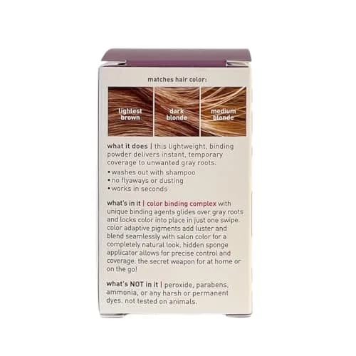 Style Edit Root Touch Up Powder Light Brown | Instant Gray Concealment (70-120 chars) thumbnail 8