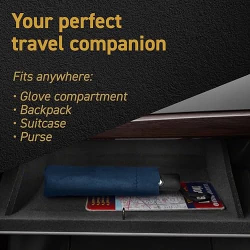 EEZ-Y Windproof Travel Umbrella Auto Open Close 42" | Compact & Wind Resistant thumbnail 6