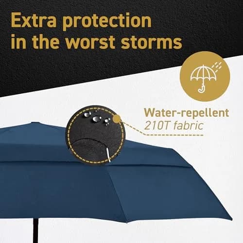 EEZ-Y Windproof Travel Umbrella Auto Open Close 42" | Compact & Wind Resistant thumbnail 8
