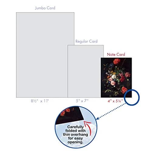 The Best Card Company 10 Mini Blank Floral Notecards | Assorted All Occasions, 4" x 5" thumbnail 7