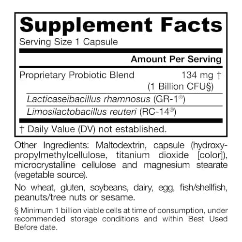 Jarrow Formulas Fem-Dophilus Probiotics Vaginal & Urinary Tract Support 30 Capsules | 1 Billion CFU Clinically Studied Strains thumbnail 9