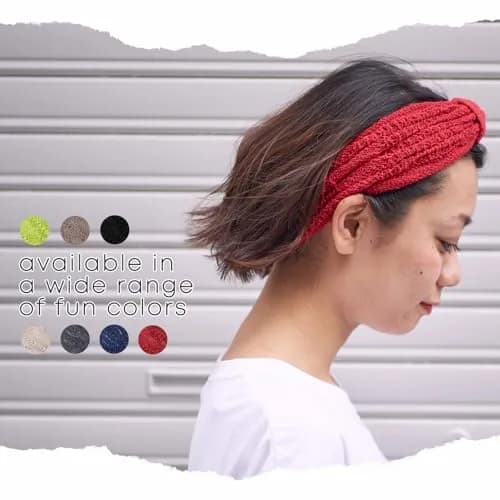 CHARM Headband Lightweight Cotton | Unisex Mesh Hair Accessory for Summer (24x15cm, Fits 56-60cm) thumbnail 4