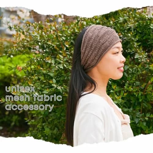 CHARM Headband Lightweight Cotton | Unisex Mesh Hair Accessory for Summer (24x15cm, Fits 56-60cm) thumbnail 9
