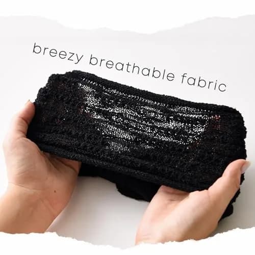 CHARM Headband Lightweight Cotton | Unisex Mesh Hair Accessory for Summer (24x15cm, Fits 56-60cm) thumbnail 2