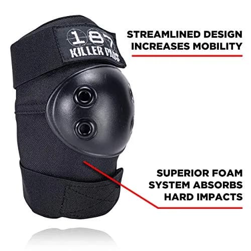 187 Killer Pads Impact Protection Gear Knee & Elbow Pads Small/Medium | Trusted by Top Skaters thumbnail 3