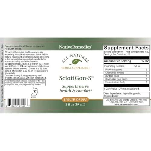 Native Remedies Complete SciatiGon ComboPack | Natural Sciatic Nerve Relief for Adults & Seniors thumbnail 4