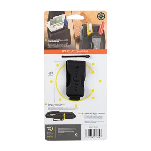 Nite Ize Clip Case Cargo Universal Rugged Holster - Heavy Duty & Protective, XL thumbnail 6