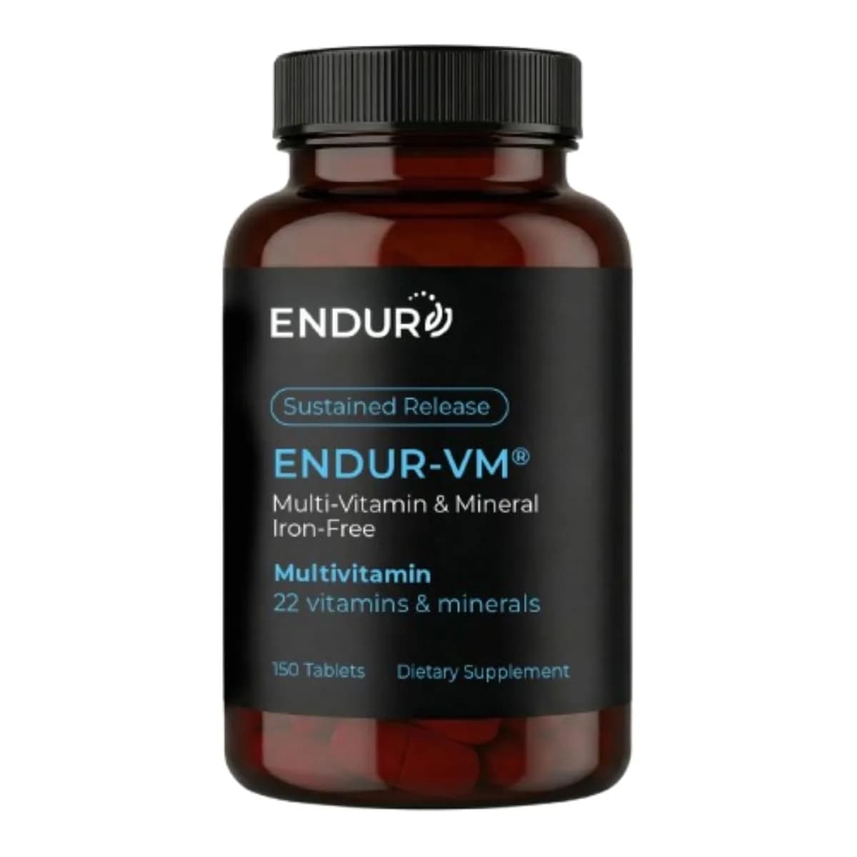 Endurance Products ENDUR-VM® Sustained Release Multivitamin Without Iron, 150 Tablets | Supports Heart & Overall Wellness — Capsule