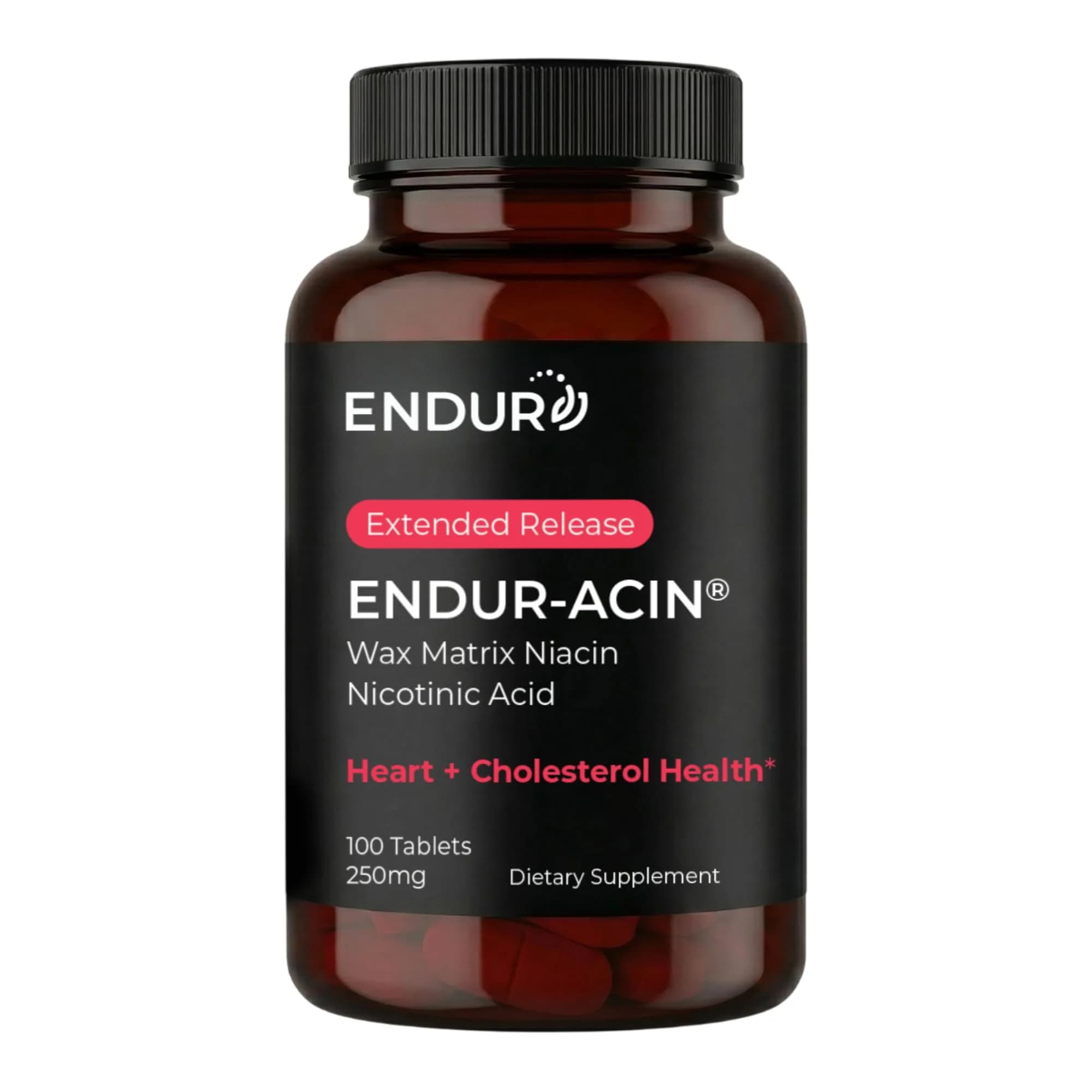 Endurance Products Vitamin B3 Niacin 250mg | Extended Release, Heart Support, Vegan, Gluten-Free (100 Tablets) — Tablet