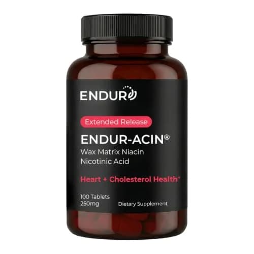 Endurance Products Vitamin B3 Niacin 250mg | Extended Release, Heart Support, Vegan, Gluten-Free (100 Tablets) thumbnail 1