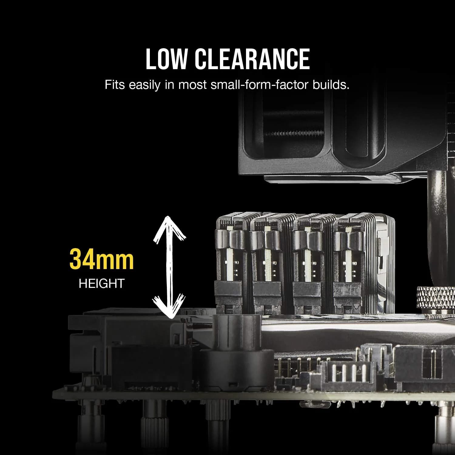 Corsair Vengeance LPX DDR4 RAM 16GB (2x8GB) 3200MHz CL16 Black | High Performance Overclocking Memory - view 5