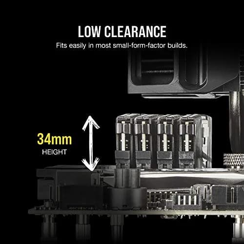 Corsair Vengeance LPX DDR4 RAM 16GB (2x8GB) 3200MHz CL16 Black | High Performance Overclocking Memory thumbnail 5