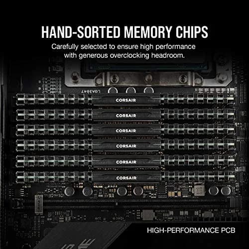 Corsair Vengeance LPX DDR4 RAM 16GB (2x8GB) 3200MHz CL16 Black | High Performance Overclocking Memory thumbnail 3