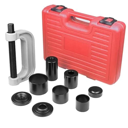 8MILELAKE 10pcs Ball Joint Press Removal/Installation Tool with 4 Wheel Drive Adapters | Heavy-Duty Forged Steel, Portable Case thumbnail 2
