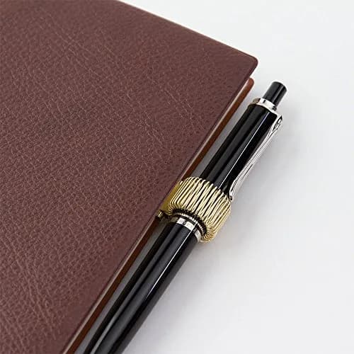 Midori Clip Porta Pen Holder Gold 7 cm (2.76 inches) | Japanese Craftsmanship for Your Notebook thumbnail 3