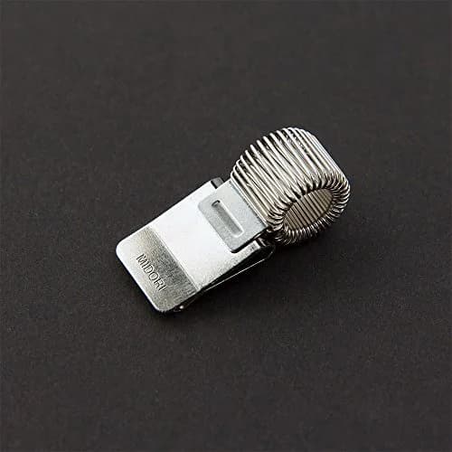 Midori Silver Clip Porta Pen Holder | 7 cm (2.76 inches) Diameter thumbnail 2
