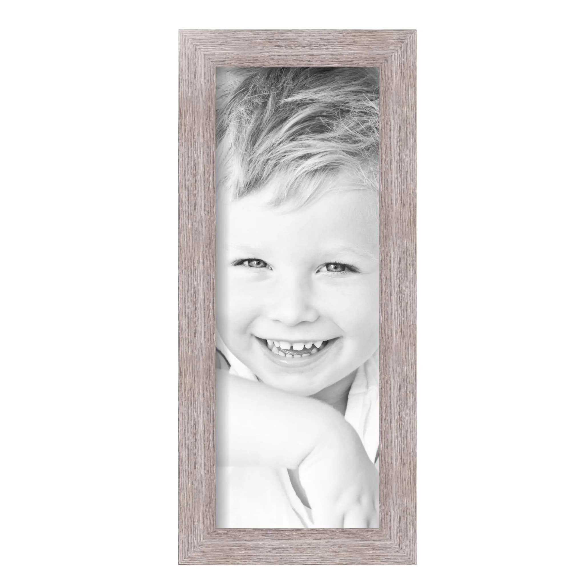 ArtToFrames Gray Oak Poster Frame 21.5 cm (8.5 x 18 Inch) | Custom Made for 6x16 Inch Photos - view 3