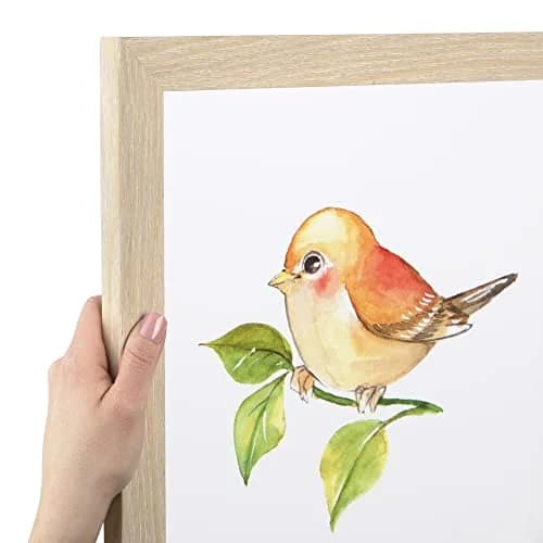 ArtToFrames Natural Oak Poster Frame 4x25 Inch (10cm x 63.5cm) | Custom Made for Wall or Tabletop Display thumbnail 1