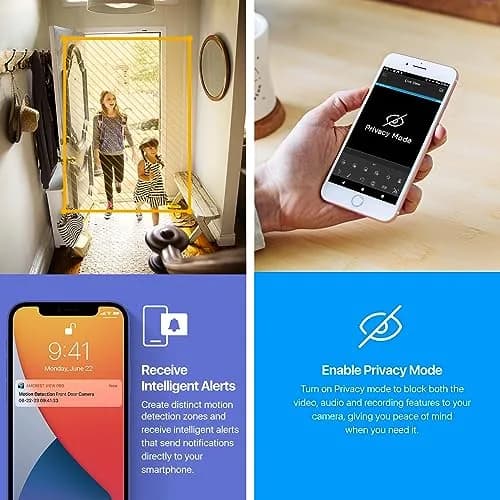 Amcrest ProHD 1080p WiFi Dome Security Camera 2MP | Indoor Pan/Tilt with Night Vision & Two-Way Talk thumbnail 6