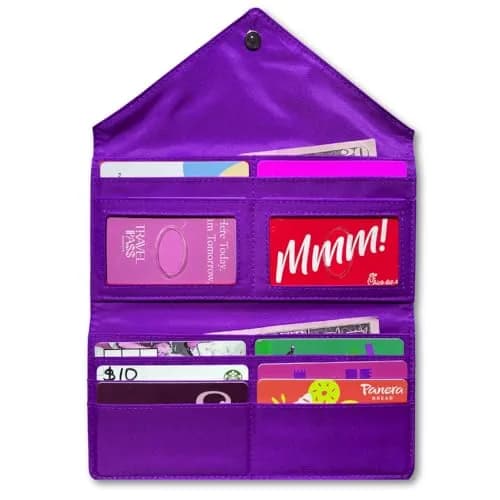 Big Skinny Women's Slimvelope Tri-Fold Checkbook Wallet 7.5in (19.1cm) | Holds Up to 40 Cards thumbnail 3