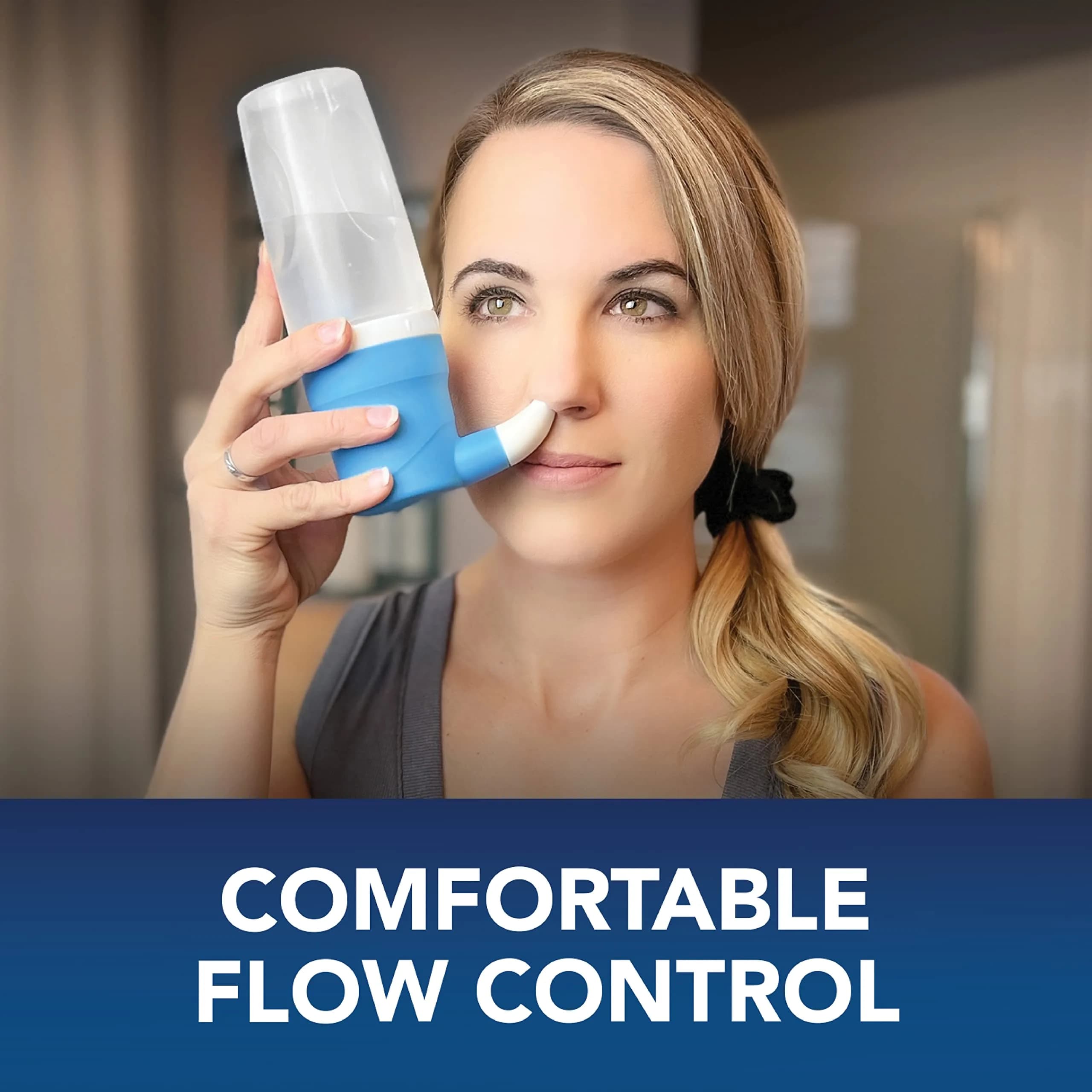 SinuCleanse Soft Tip Micro-Filtered Sinus Rinse Kit with 30 Saline Packets | All-Natural Filtered Nasal Wash System Relieves Nasal Congestion - view 3