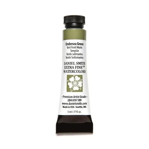 Daniel Smith Extra Fine Watercolors Tube, 5ml, Undersea Green | Lightfast, Unique Artist Colors thumbnail 1