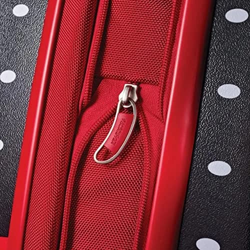 American Tourister Disney Hardside Luggage 21-Inch | Minnie Mouse Red Bow, Lightweight ABS thumbnail 7