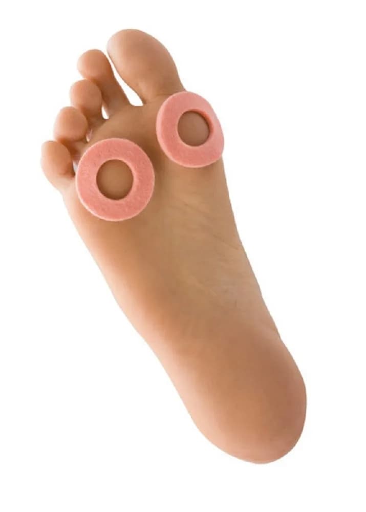 Atlas Biomechanics Ring Shaped Callus Pads 1/8" Thick (100 Count) — Medium