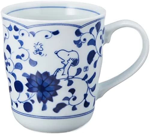 Kaneshotouki Indigo Arabesque Mug & Cake Set | Porcelain, Reusable, Heat-Resistant (70-120 chars) thumbnail 2