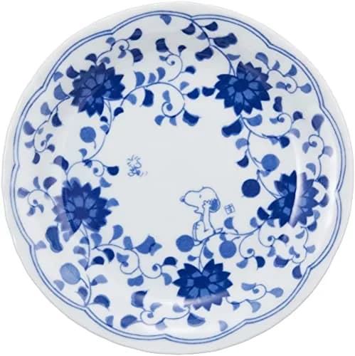 Kaneshotouki Indigo Arabesque Mug & Cake Set | Porcelain, Reusable, Heat-Resistant (70-120 chars) thumbnail 3