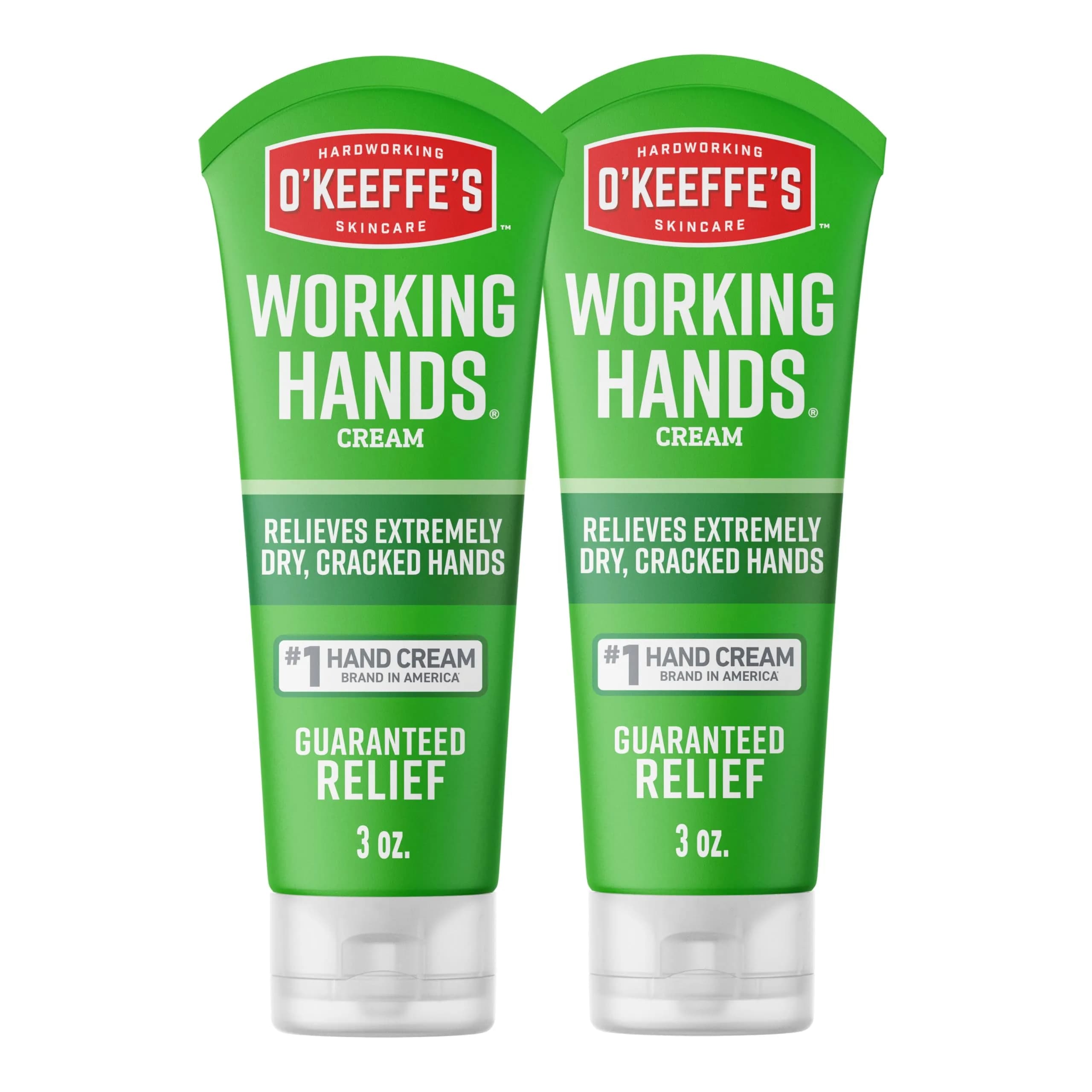 O'Keeffe's Working Hands Hand Cream 88.7ml (3 Fl Oz) 2-Pack | Intensive Repair for Cracked, Dry Hands