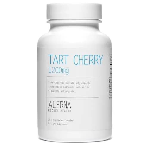 Alerna Kidney Health Tart Cherry Extract 1200 mg Dietary Supplement | Antioxidant Support for Daily Wellness thumbnail 1
