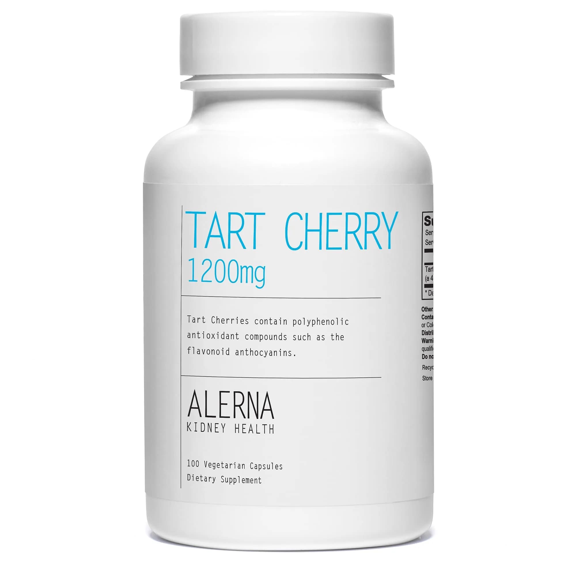 Alerna Kidney Health Tart Cherry Extract 1200 mg Dietary Supplement | Antioxidant Support for Daily Wellness — capsules