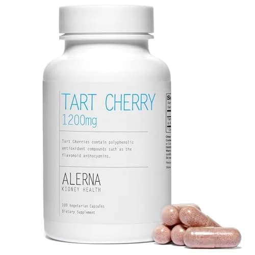 Alerna Kidney Health Tart Cherry Extract 1200 mg Dietary Supplement | Antioxidant Support for Daily Wellness thumbnail 2