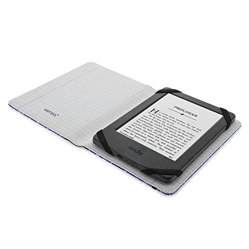Verso Kindle Case - Scholar Classic Blue Composition Book Folio Style Protective Case for Amazon Kindle (fits Kindle Paperwhite, Kindle, and Kindle Touch), Blue thumbnail 4