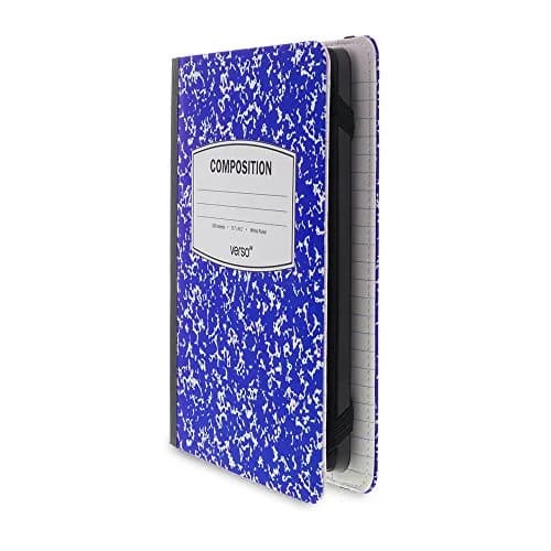Verso Kindle Case - Scholar Classic Blue Composition Book Folio Style Protective Case for Amazon Kindle (fits Kindle Paperwhite, Kindle, and Kindle Touch), Blue thumbnail 5