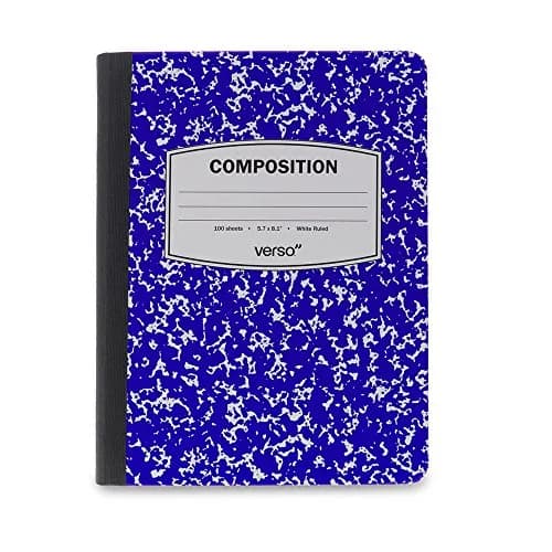 Verso Kindle Case - Scholar Classic Blue Composition Book Folio Style Protective Case for Amazon Kindle (fits Kindle Paperwhite, Kindle, and Kindle Touch), Blue thumbnail 2