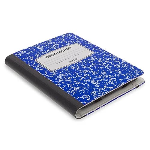 Verso Kindle Case - Scholar Classic Blue Composition Book Folio Style Protective Case for Amazon Kindle (fits Kindle Paperwhite, Kindle, and Kindle Touch), Blue thumbnail 3